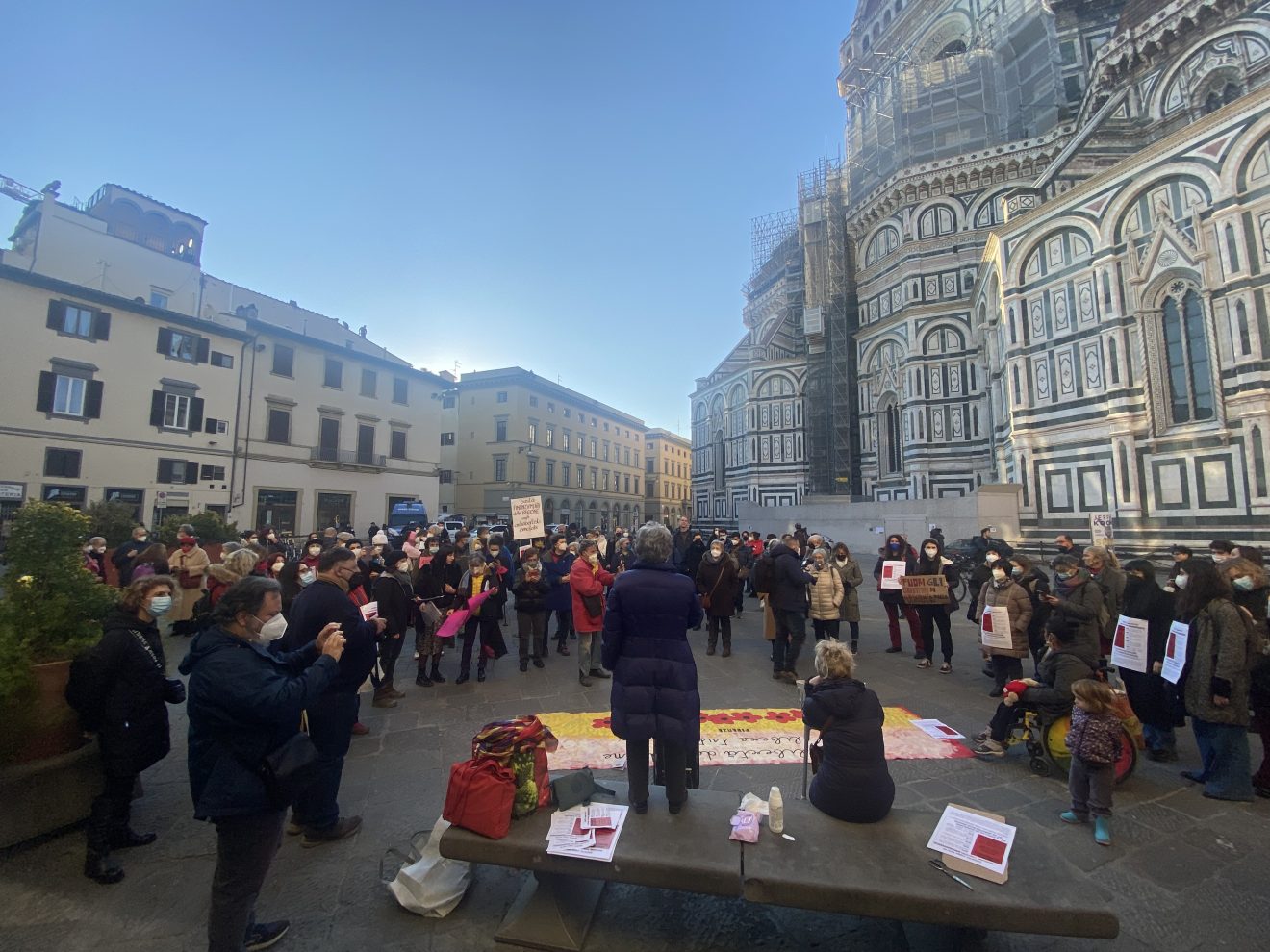 “Legge 194, Toscana inadempiente”, il presidio a Firenze (foto)