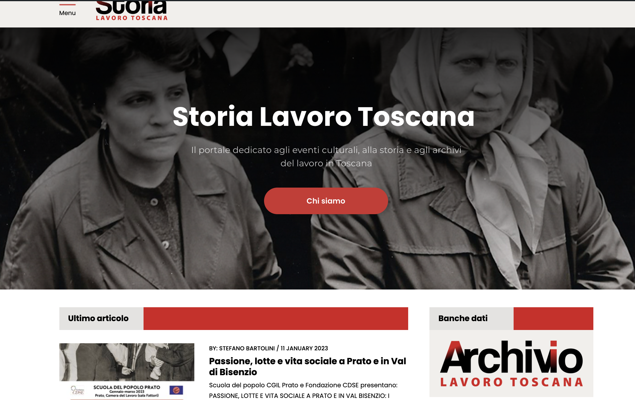 Sbarcano online il portale Storia Lavoro Toscana e il database